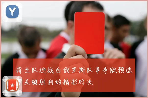 荷兰队迎战白俄罗斯队争夺欧预选赛关键胜利的精彩对决
